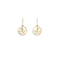 Boucles d'oreilles Les Georgettes Femme Les Précieuses - Arbre de Vie in laiton Cubic Zirconia 1611-508-0TU